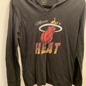 47‎ Brand Miami Heat Black Hoodie